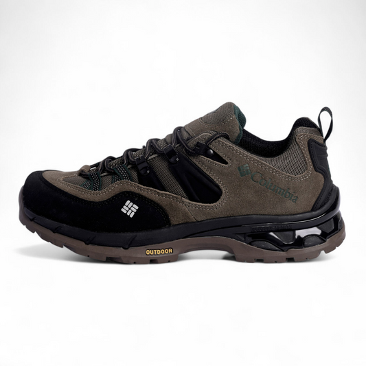 Columbia Leather Outdoor Sneakers TI - in Olive