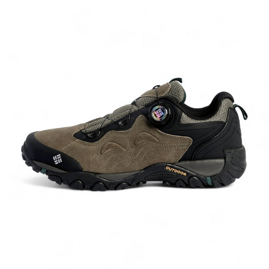 Columbia Leather Outdoor Sneakers CO - in Olive