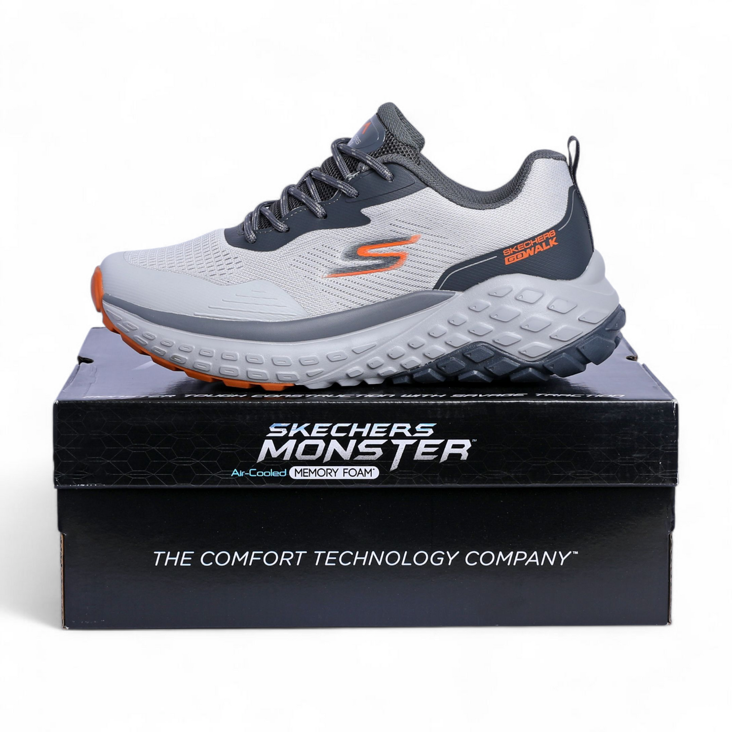 Skechers GO WALK Monster – Stretch Fit Walking Shoes RS - in Gray