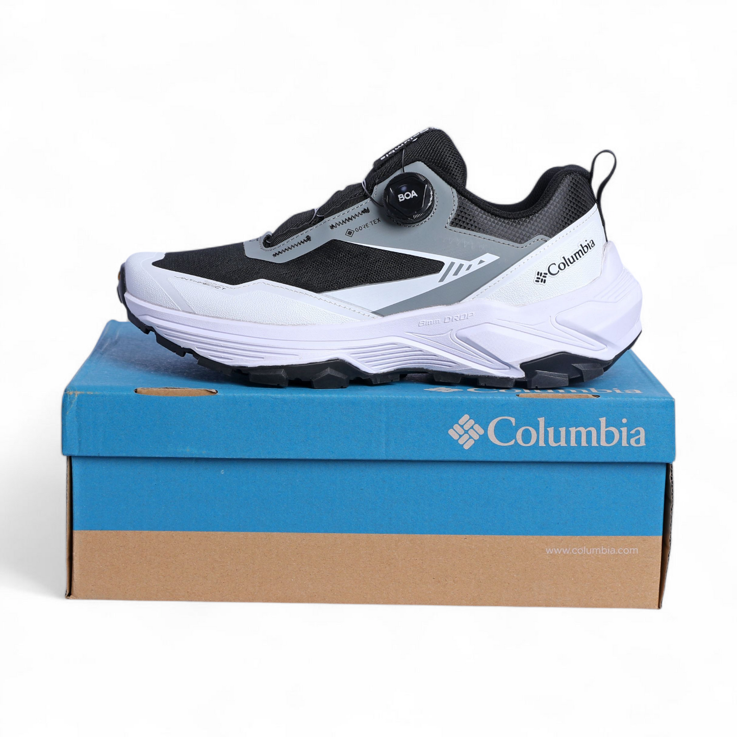 Columbia Waterproof Outdoor Sneakers BOA - in White×black