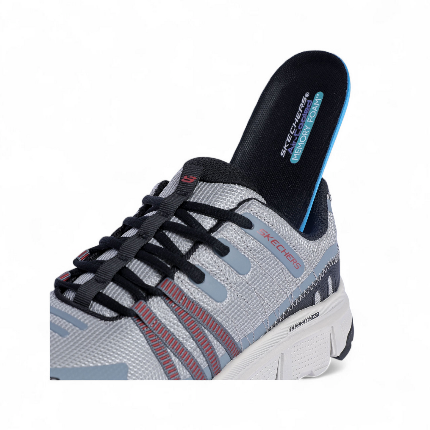 Skechers Summits – Cushioned Low-Top Casual Shoes AT - in Gray