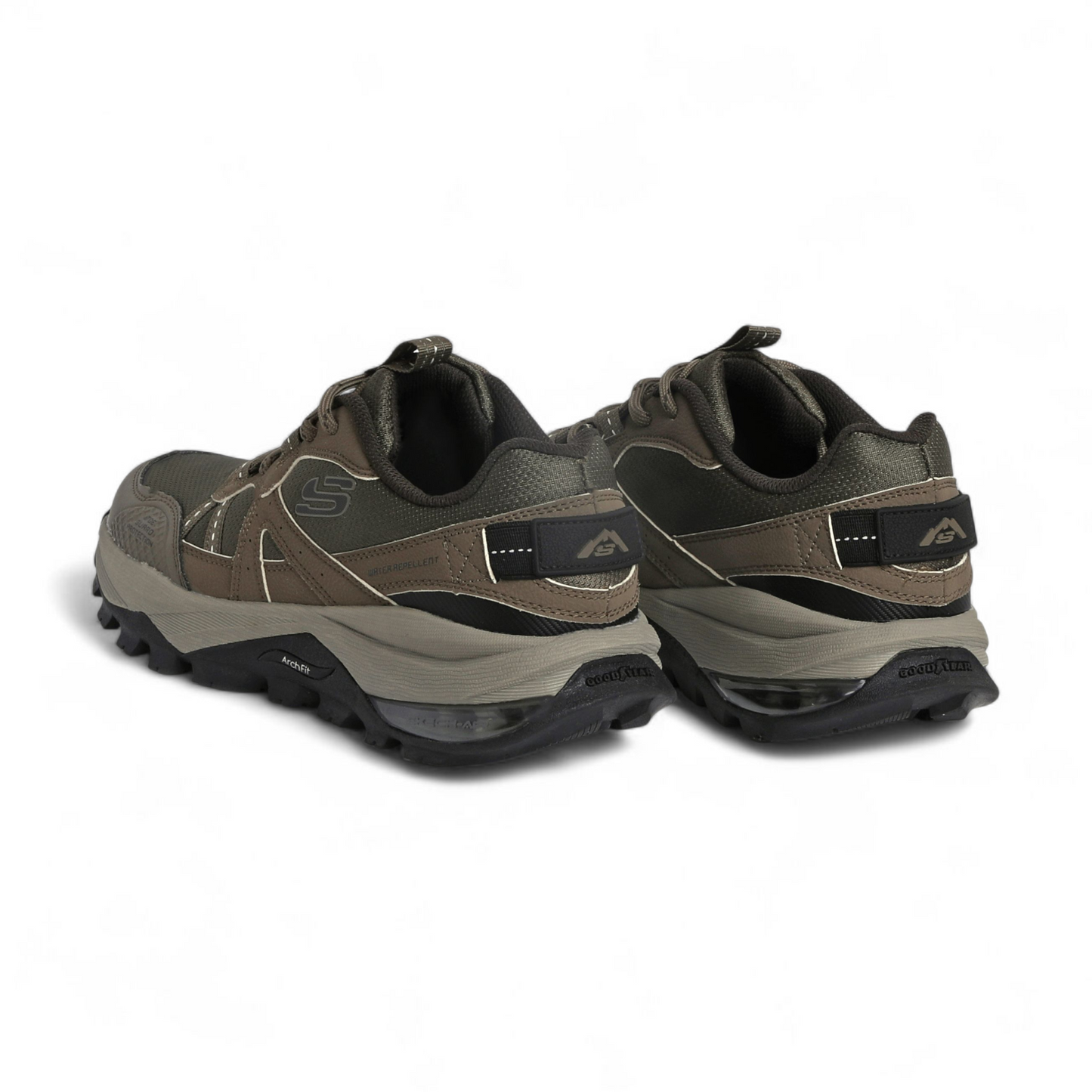 Skechers Arch Fit Uno Lite - Trail Tracer S3 - in Dark beige