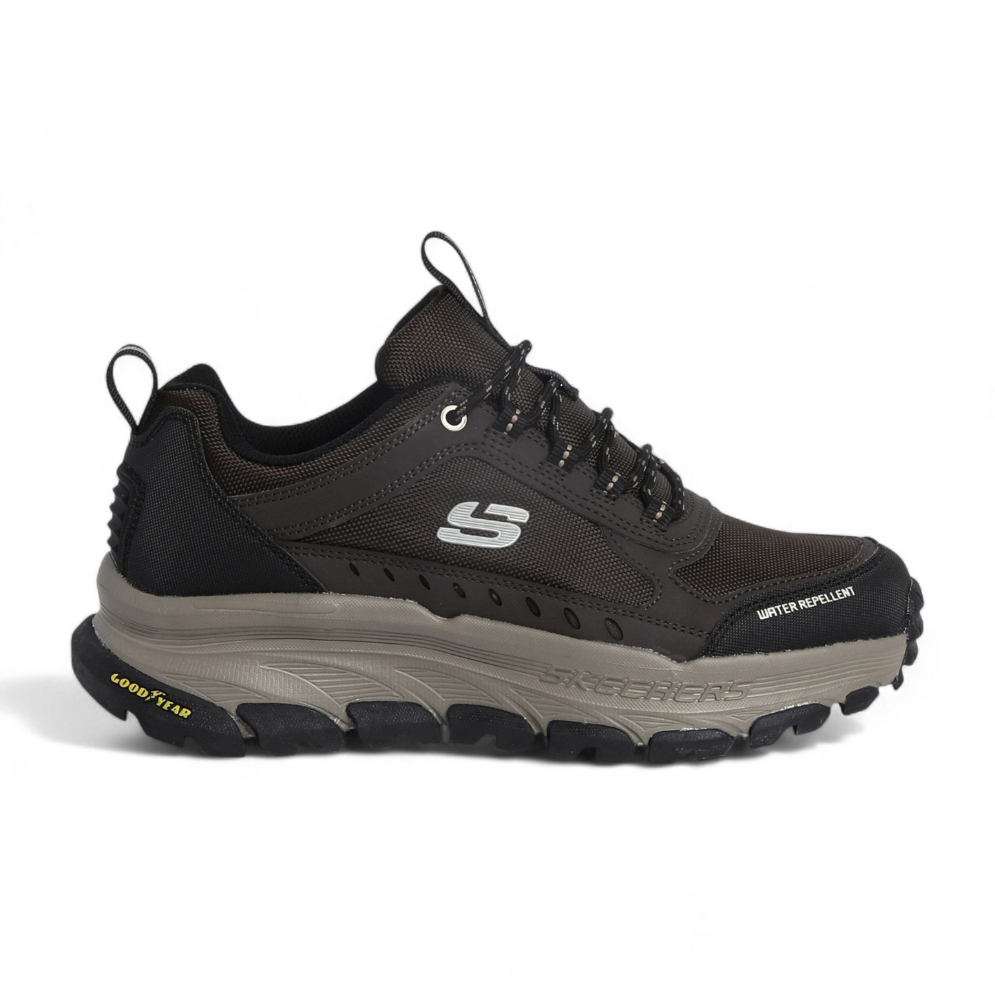 Skechers Hillcrest Water Repellent Trail Shoe S25 - in Brown