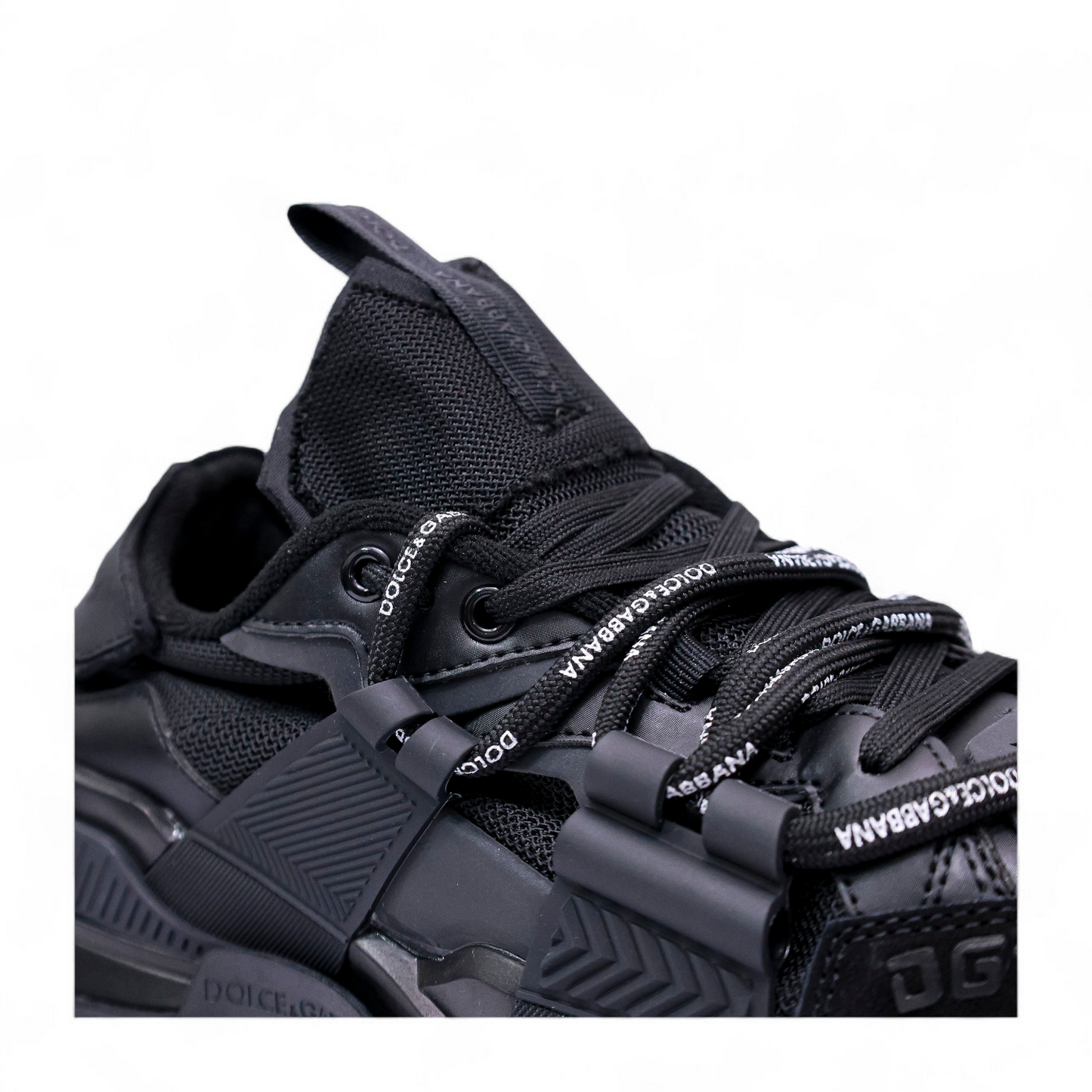 Men’s Dolce & Gabbana Low Top Space Lace Up Sneakers DG - in Black