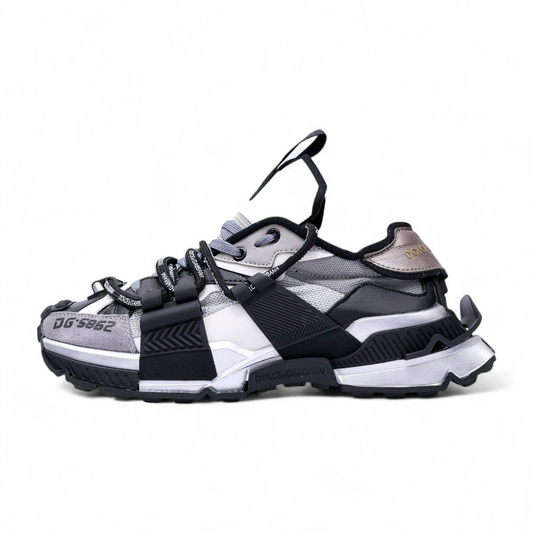 Men’s Dolce & Gabbana Low Top Space Lace Up Sneakers DG - in Gray