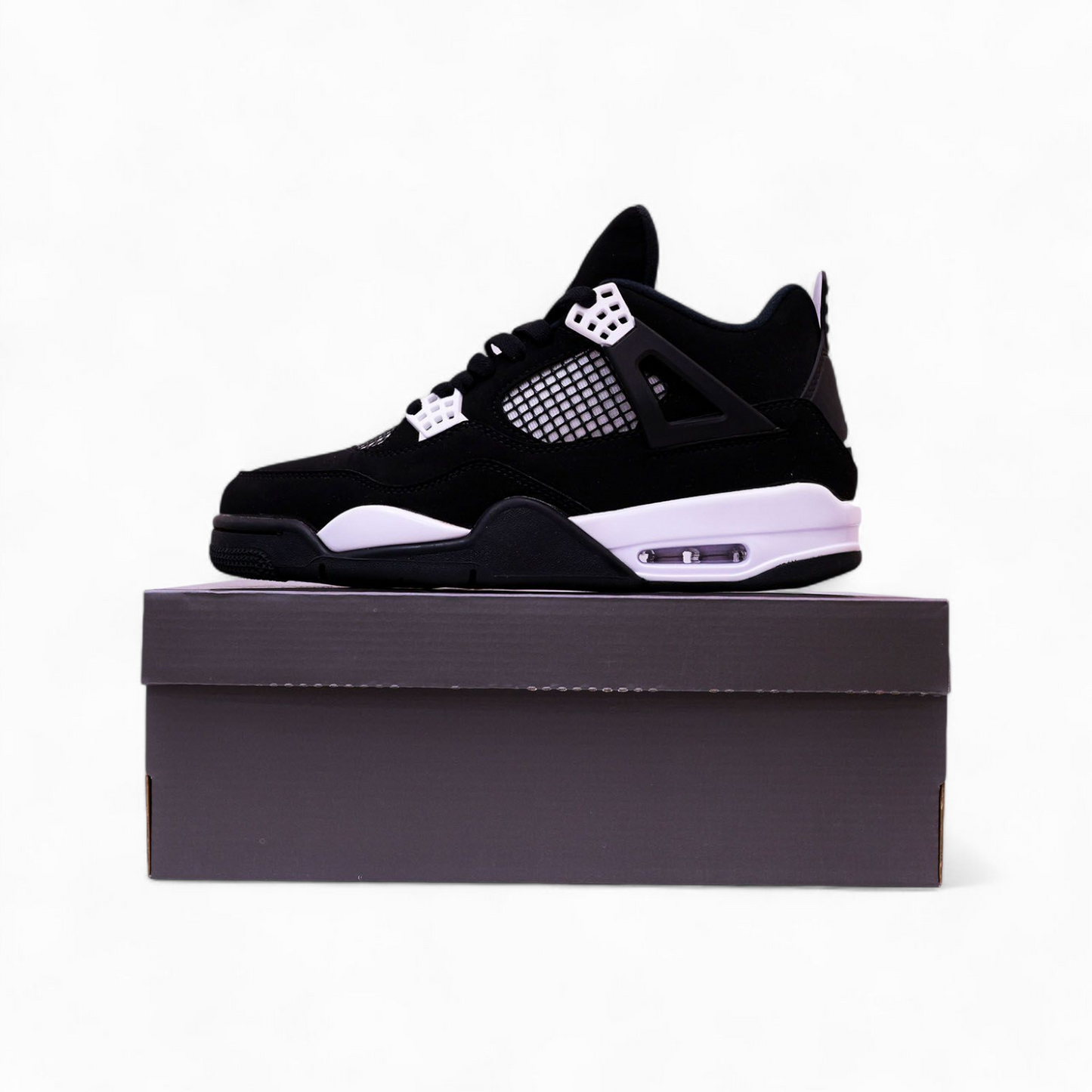 Air Jordan 4 Retro – Iconic Heritage, Timeless Style KC - in Black×white