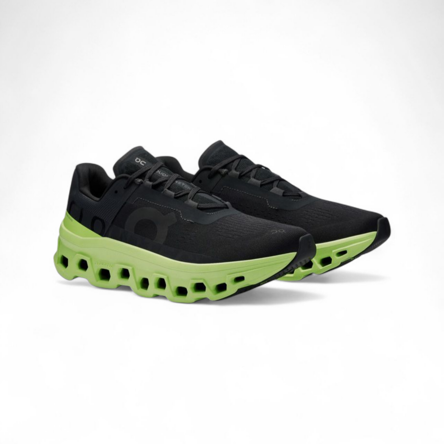 On Running Cloudmonster QC-39 - in Black×fluorescent