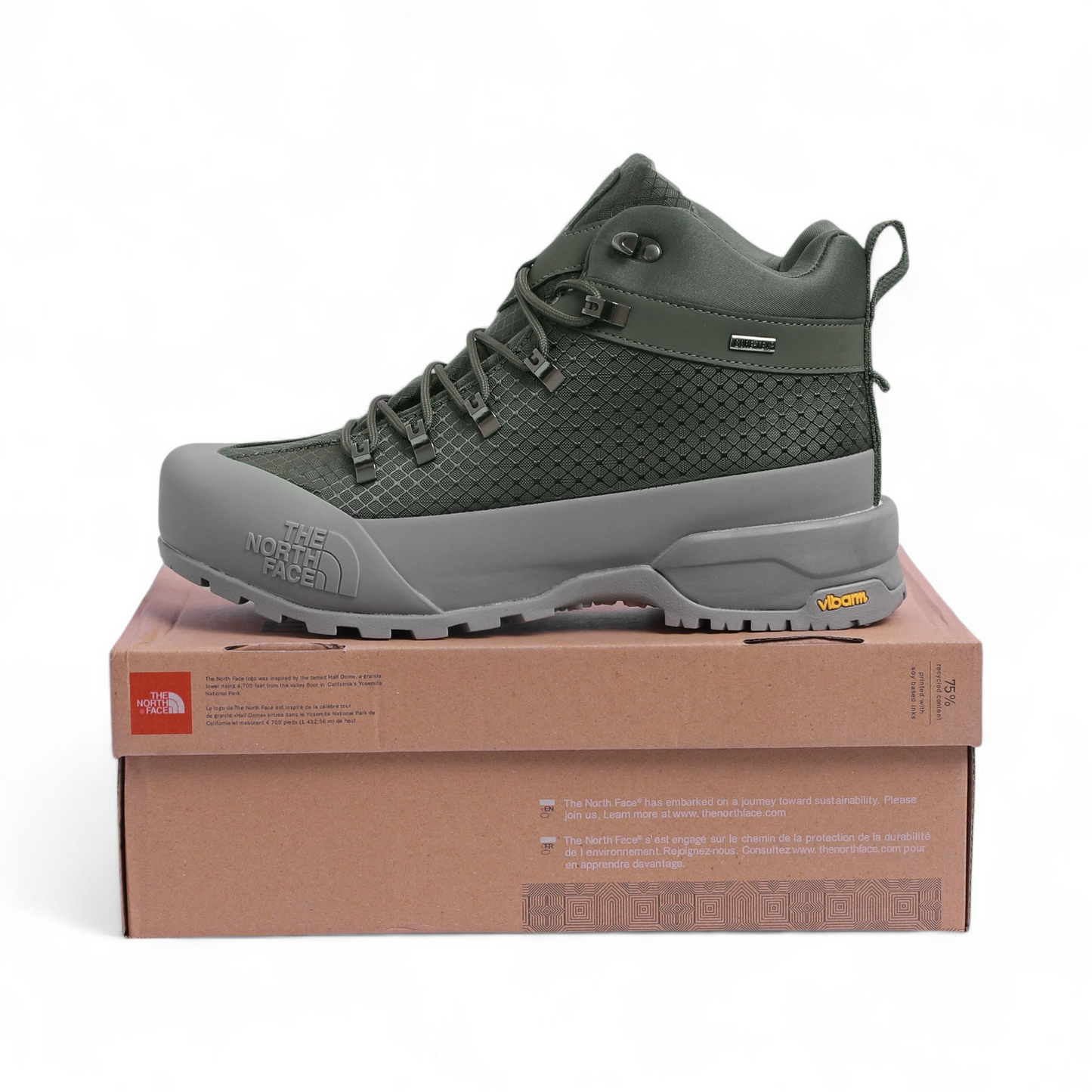 The North Face Glenclyffe Zip Hi GORE-TEX Boots - DR - in Gray×green