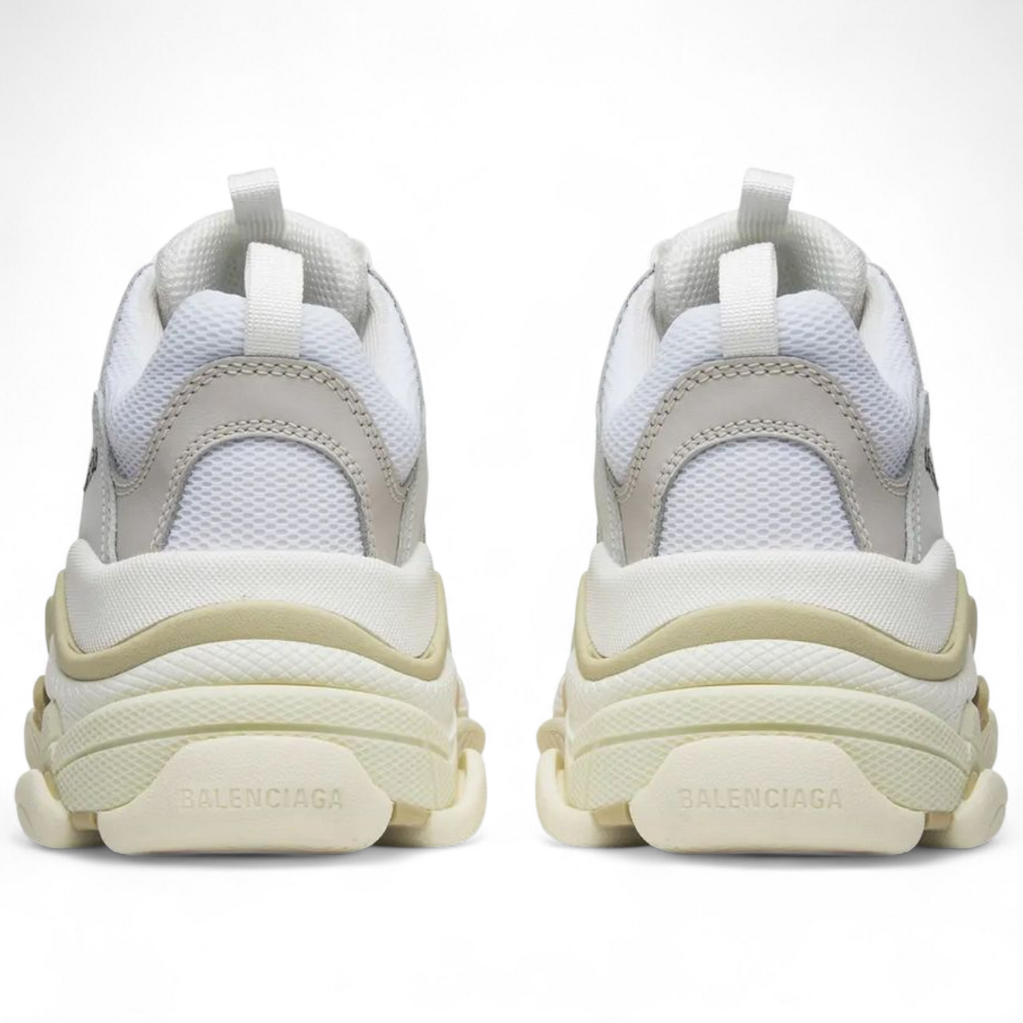 Women's Balenciaga Triple S – The Icon of Bold Luxury BLN-20 - in White