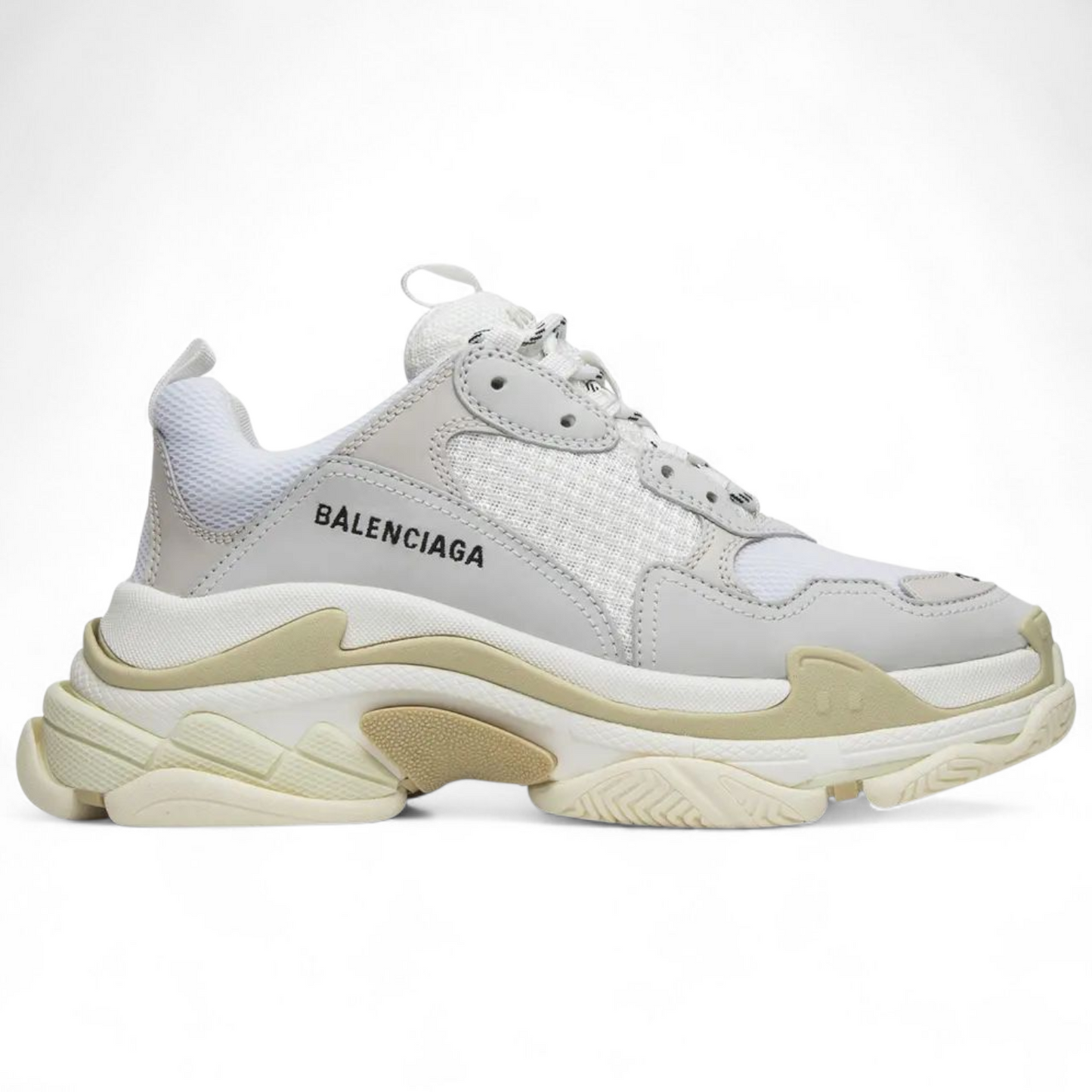 Women's Balenciaga Triple S – The Icon of Bold Luxury BLN-20 - in White