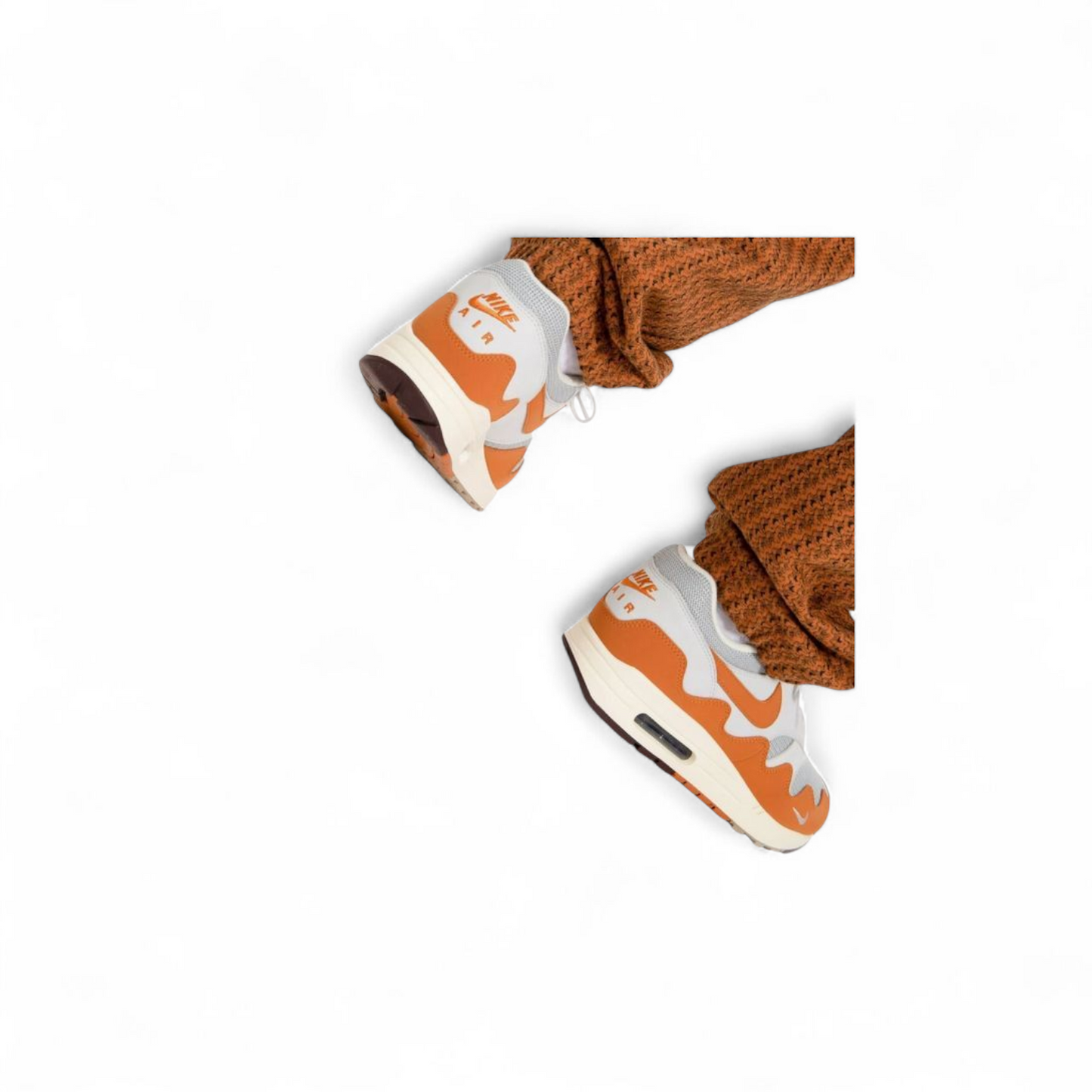 Patta x Nike Air Max 1 “Waves Monarch” – A Bold Take on a Classic - JOR-40- in white×orange