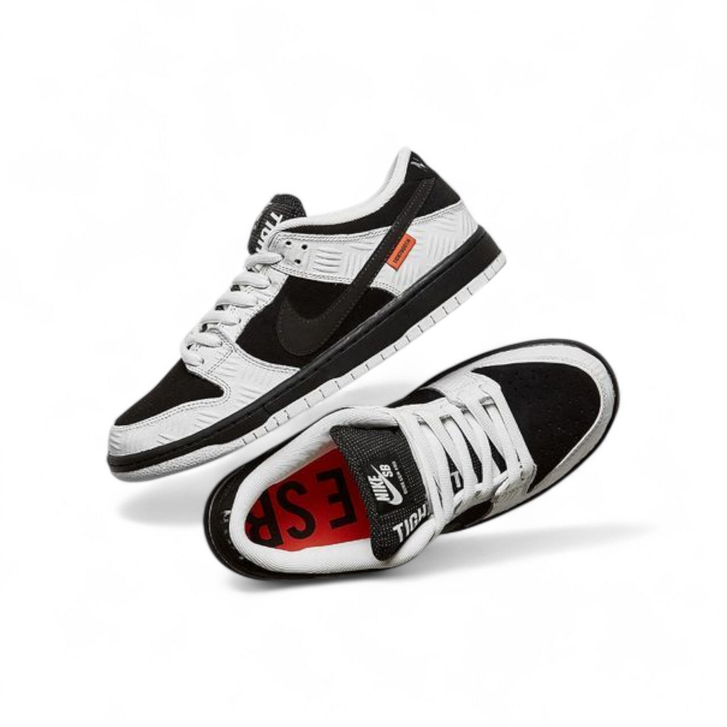 Nike SB Dunk Low “Tightbooth”  - SB-100- in Black×white