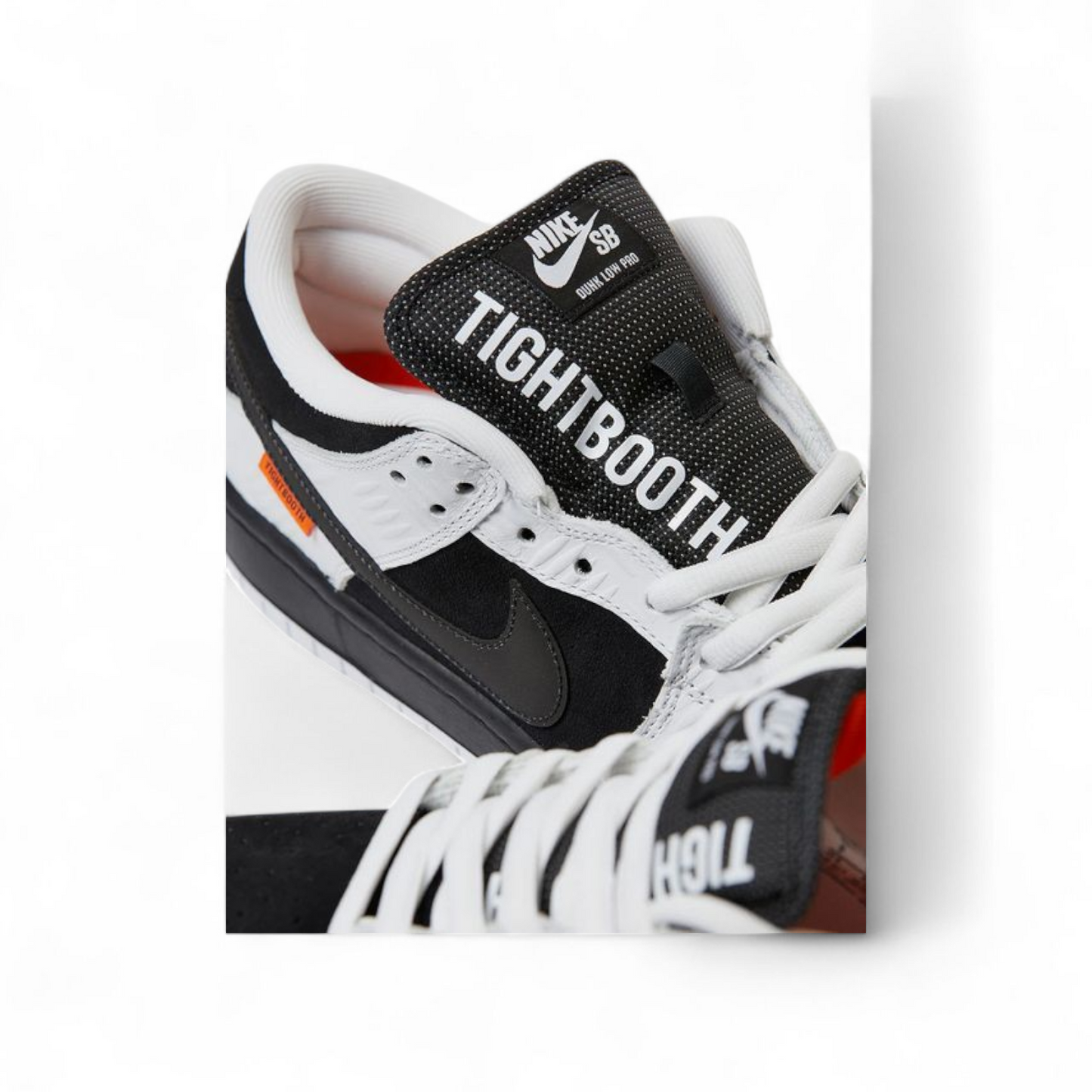 Nike SB Dunk Low “Tightbooth”  - SB-100- in Black×white
