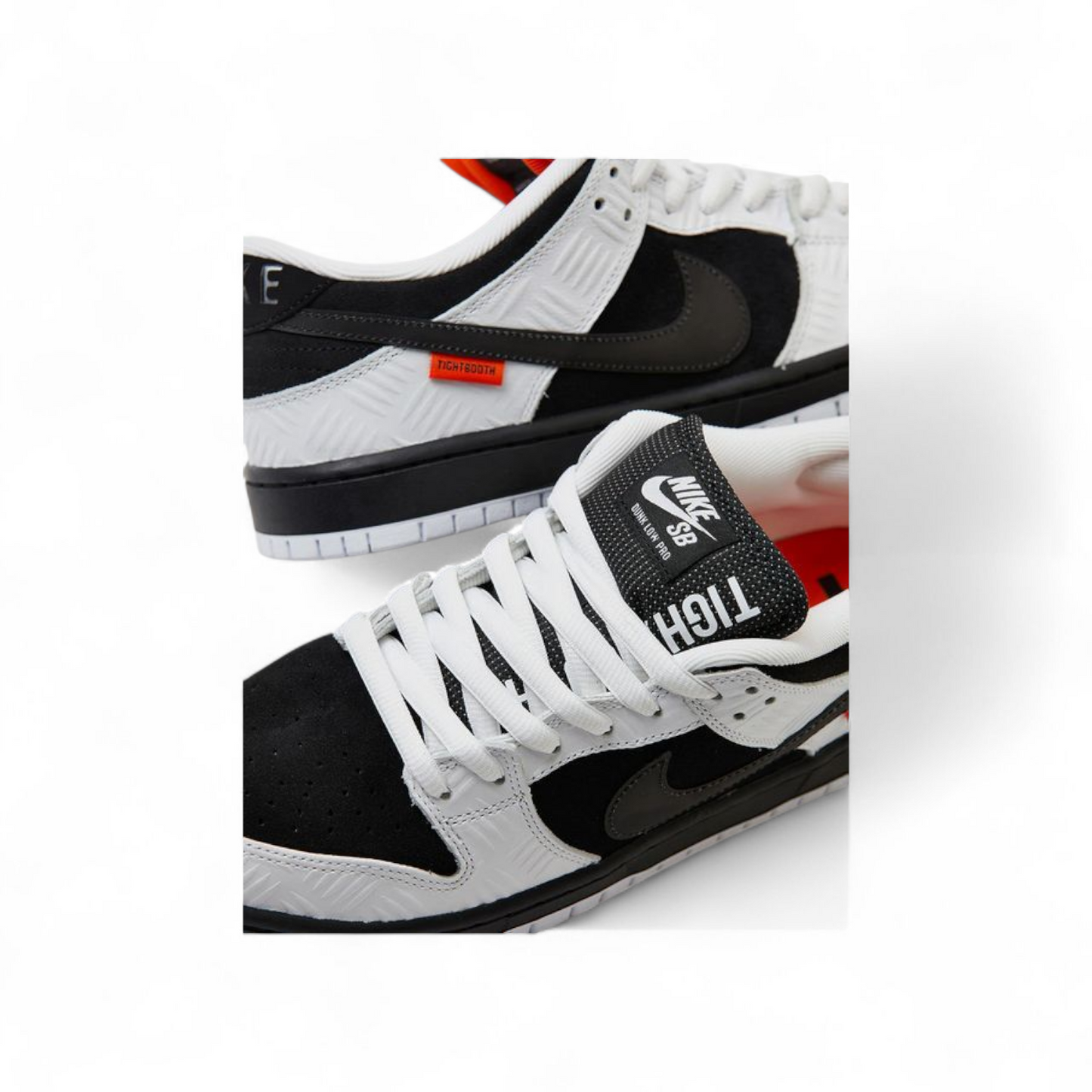 Nike SB Dunk Low “Tightbooth”  - SB-100- in Black×white