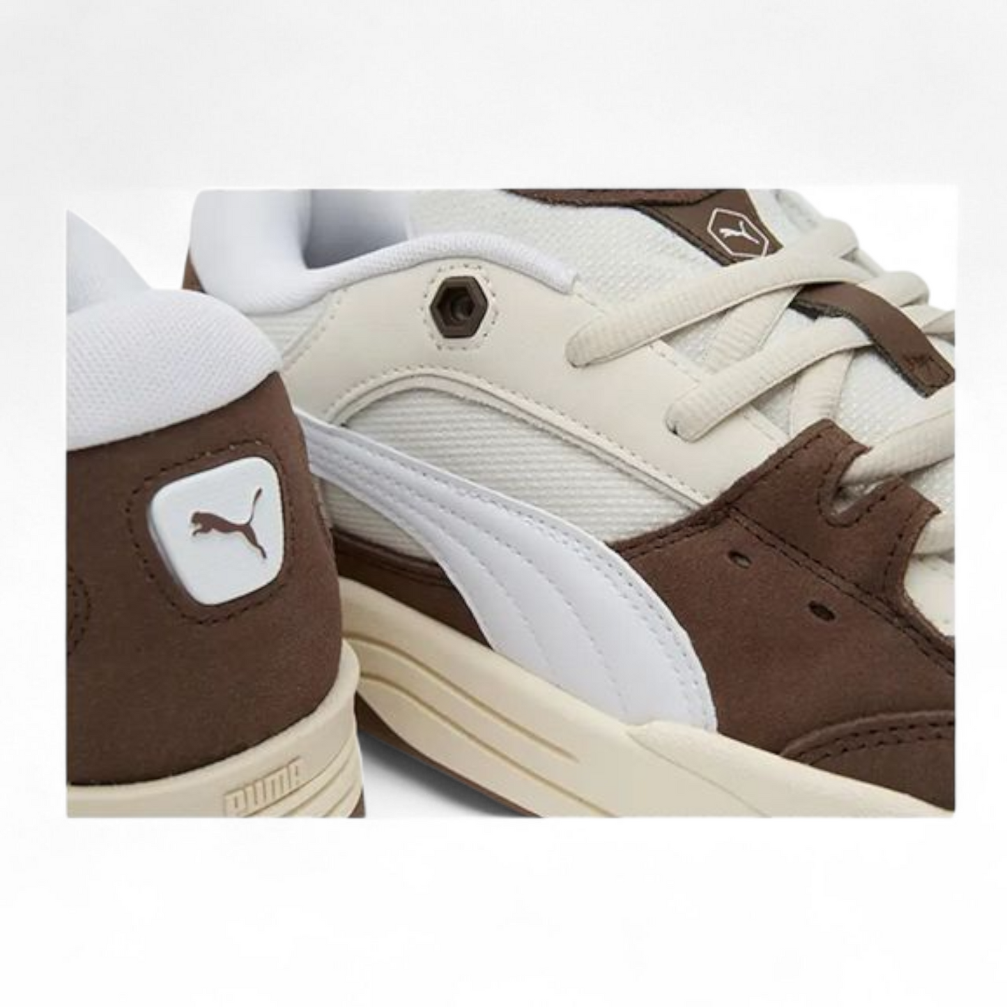 PUMA 180 – Retro Vibes with Modern Comfort - UM - in White×brown