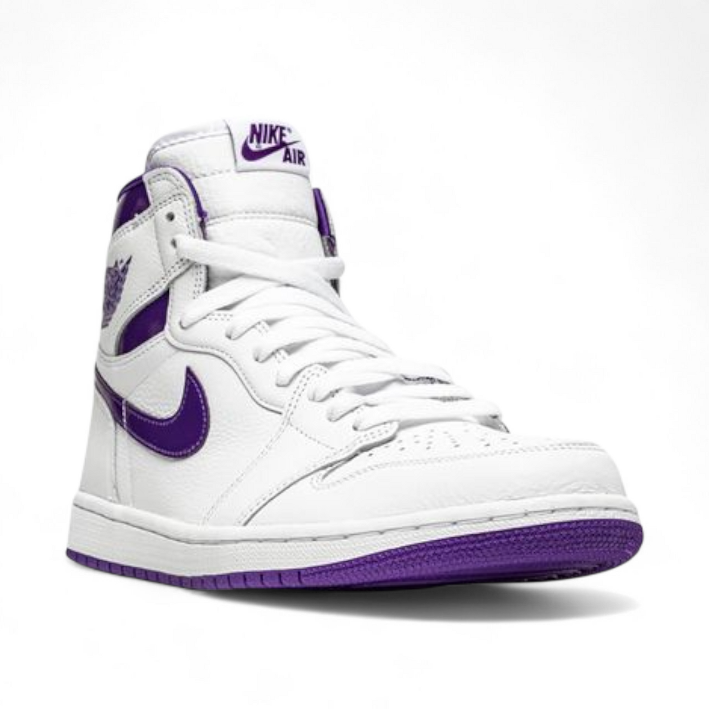Women's Air Jordan 1 Retro High OG – Timeless Legacy, Iconic Style WO - in White×purble