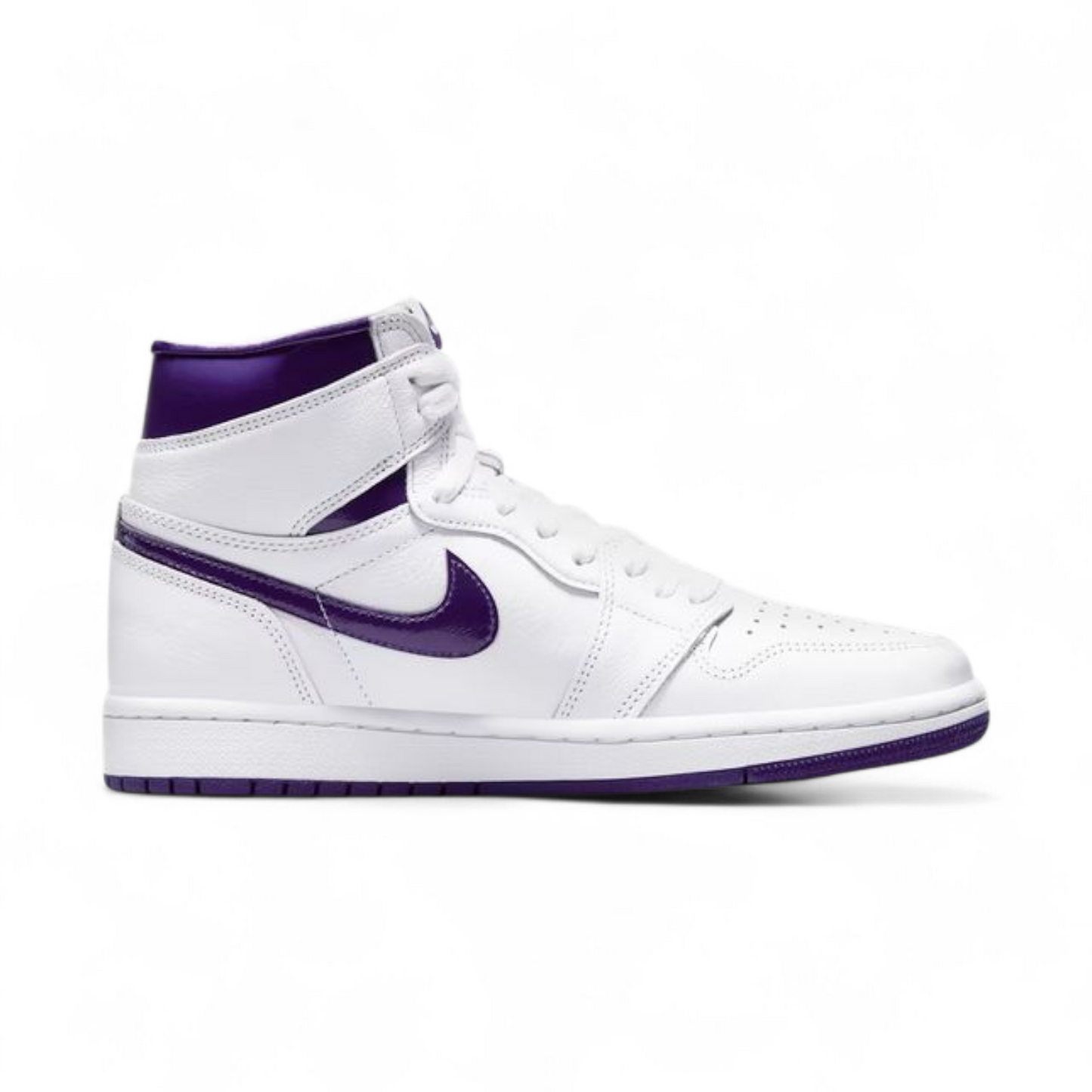 Women's Air Jordan 1 Retro High OG – Timeless Legacy, Iconic Style WO - in White×purble