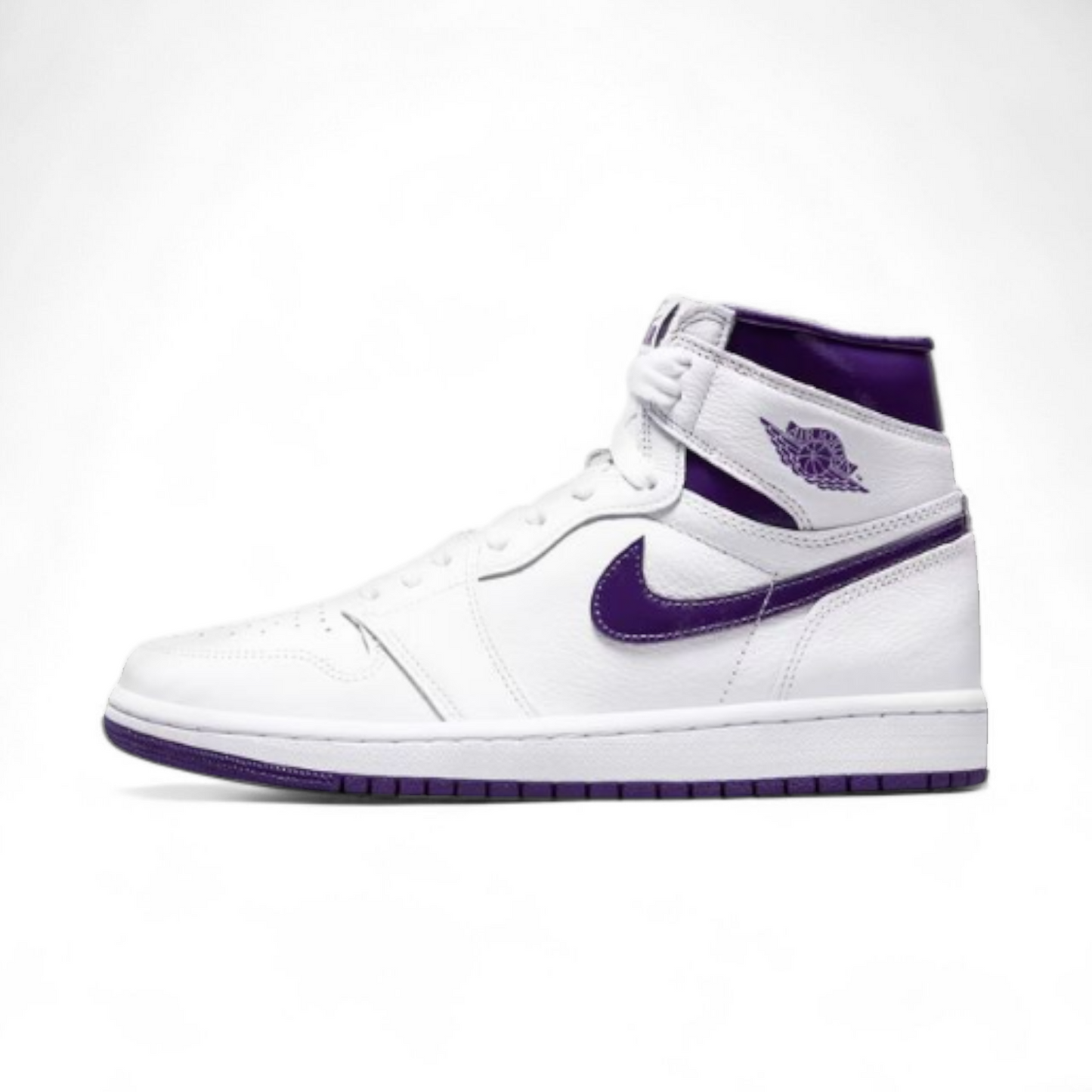 Women's Air Jordan 1 Retro High OG – Timeless Legacy, Iconic Style WO - in White×purble