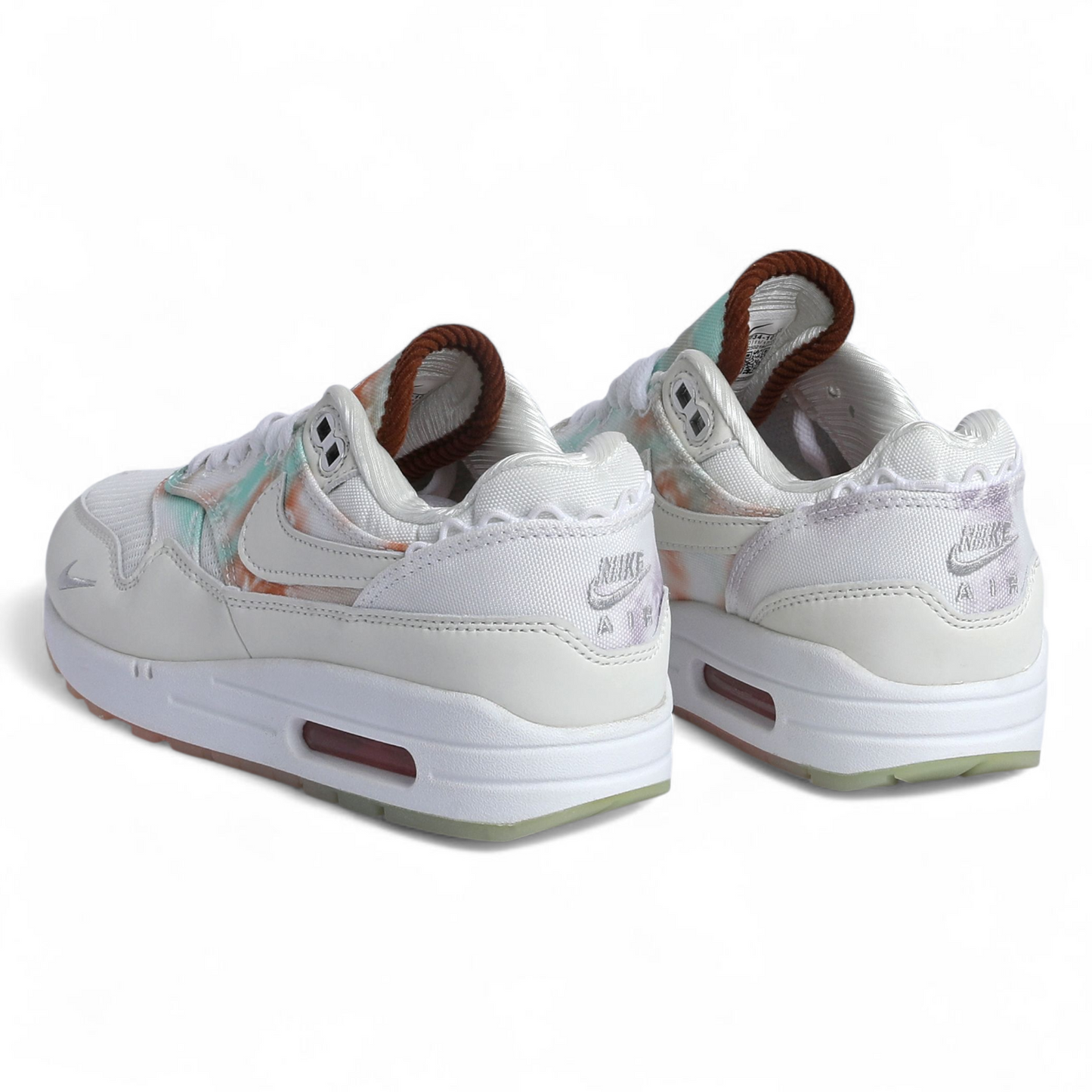 Women’s Nike Air Max 1 – Elevated Style with Metal Charm Details-  AIR-100 - in light grey