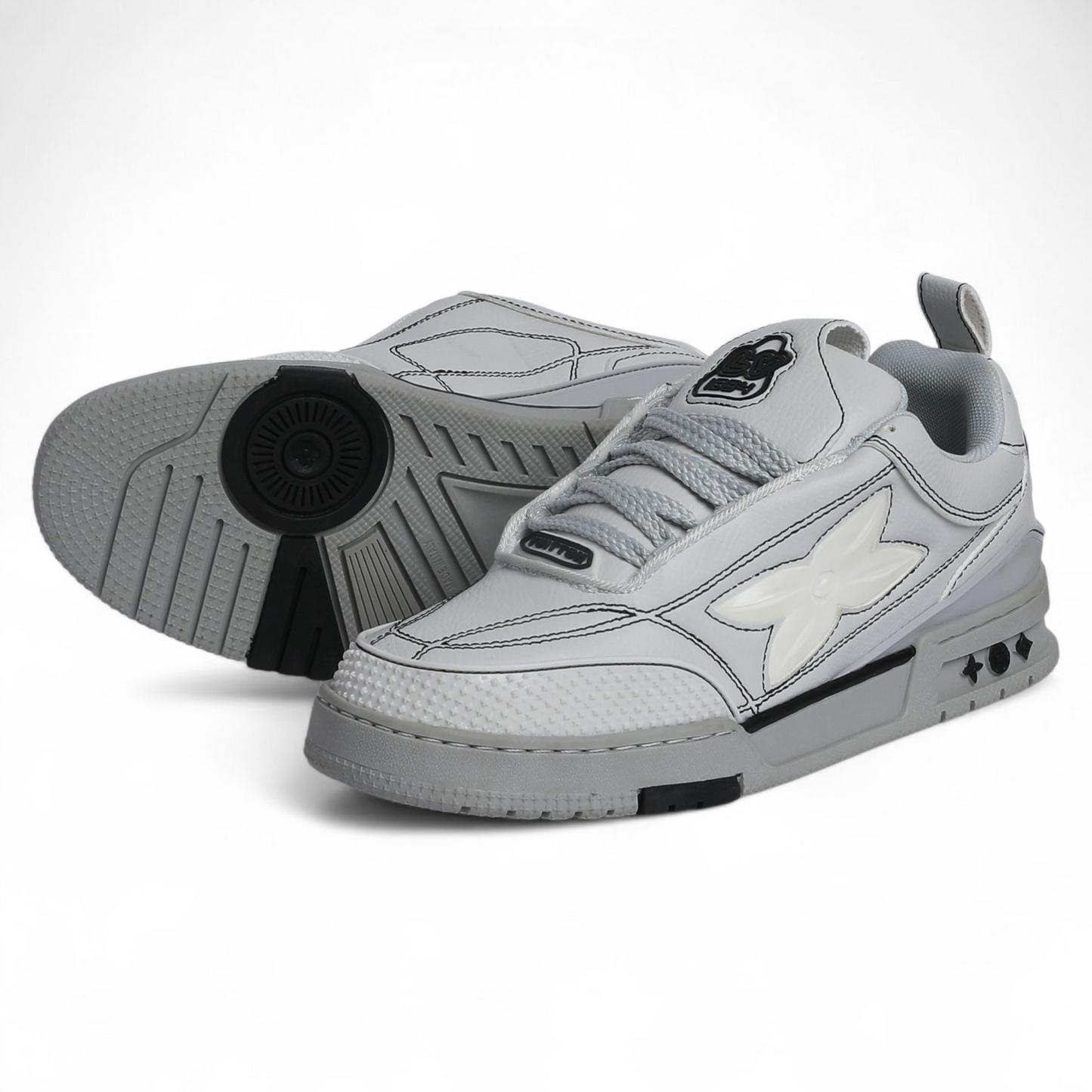 LV Skate Leather Sneakers – Luxury with a Street Edge LV - in Grey