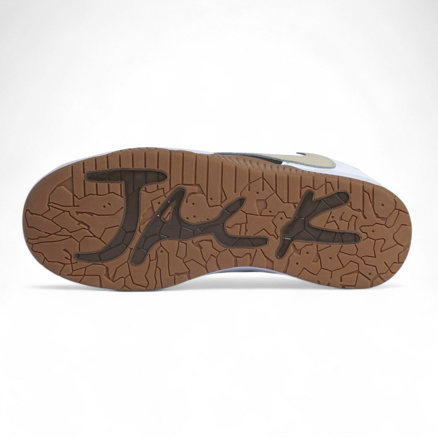 Travis Scott x Jordan Jumpman Jack TR 'Taupe Haze' sneaker. - AIR-20- in White×brown