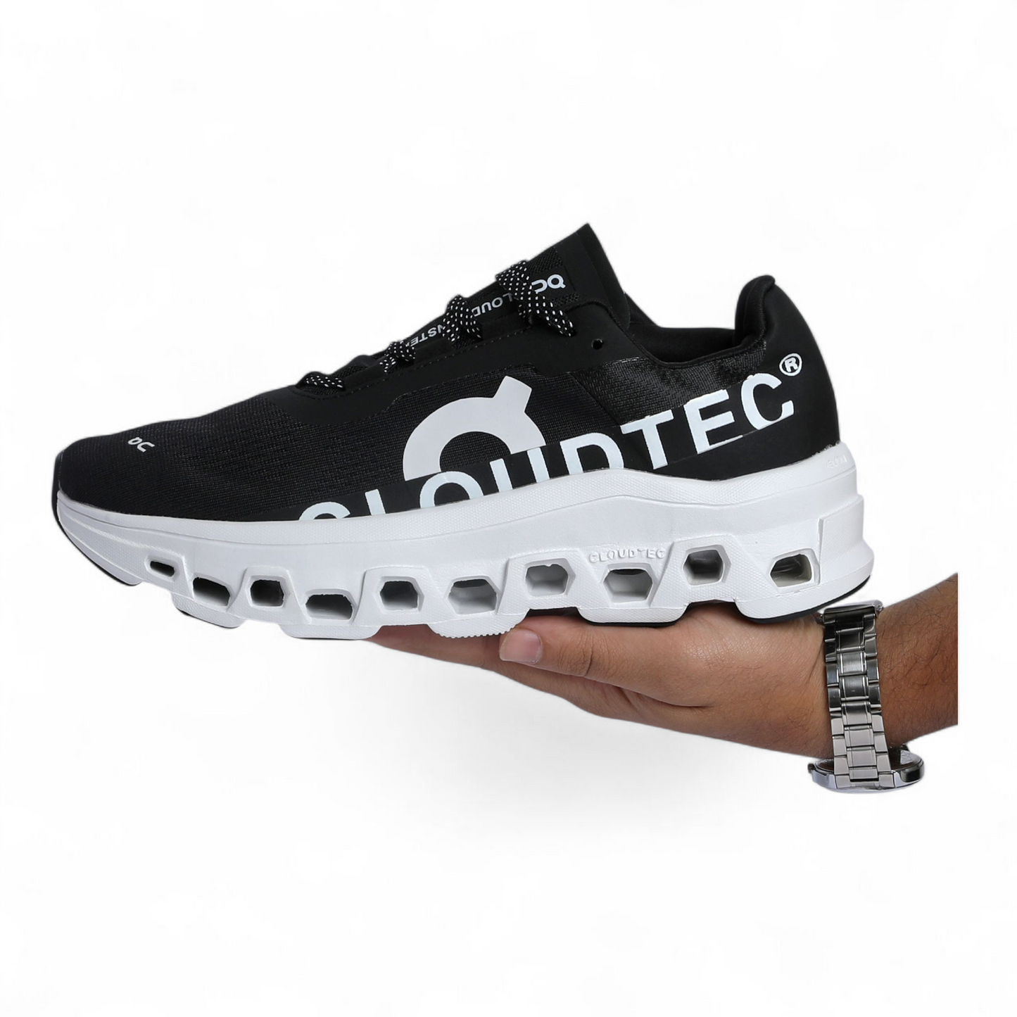 On Running Cloudmonster QC-40 - in Black×white