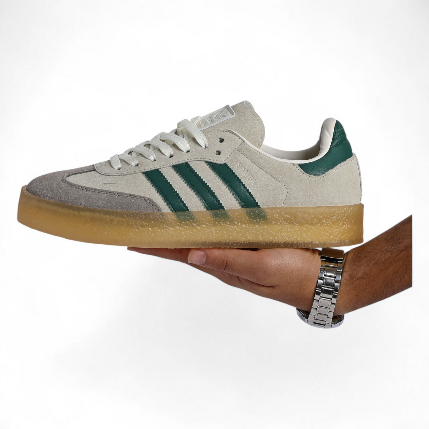 adidas & Clarks & Kith 8th St Samba Ronnie Fieg – Premium Craft Meets Iconic Style SA - in Grey×green
