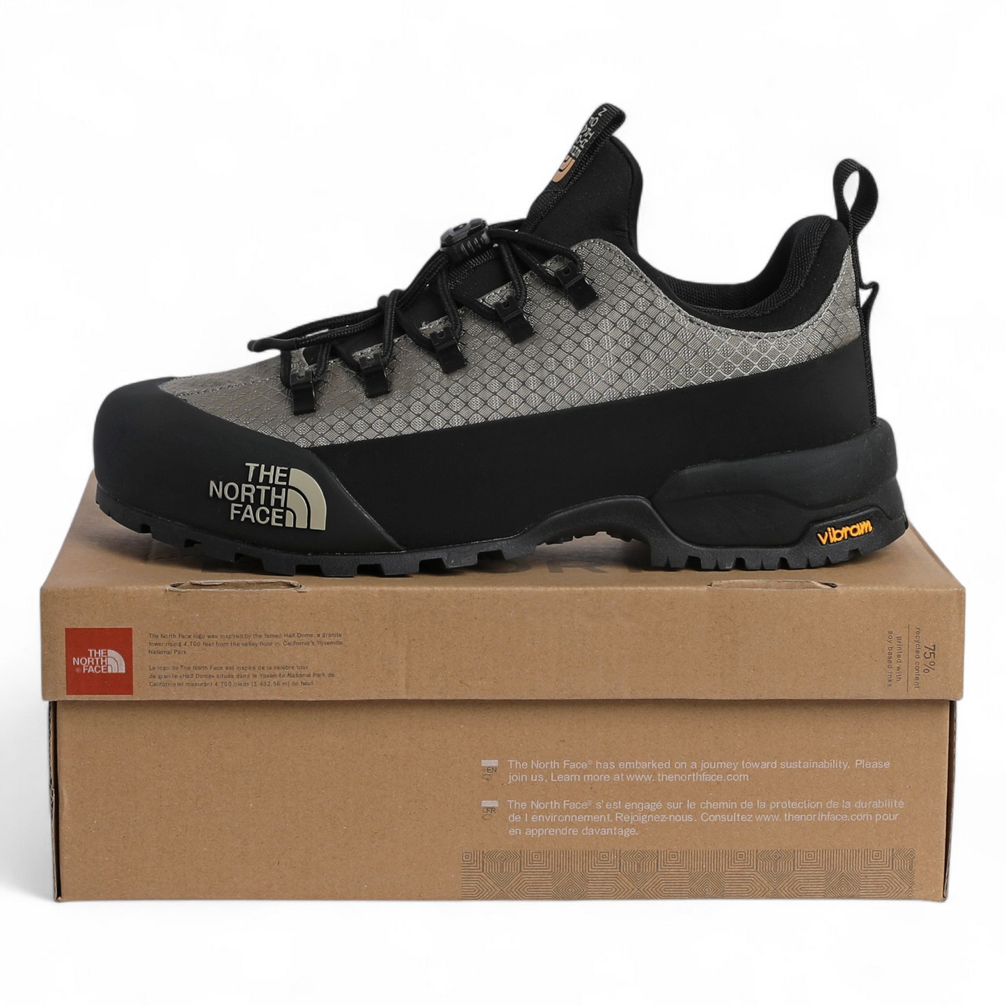 The North Face Glenclyffe Low – Lightweight Outdoor Hiking Shoe LW - in Black×beige