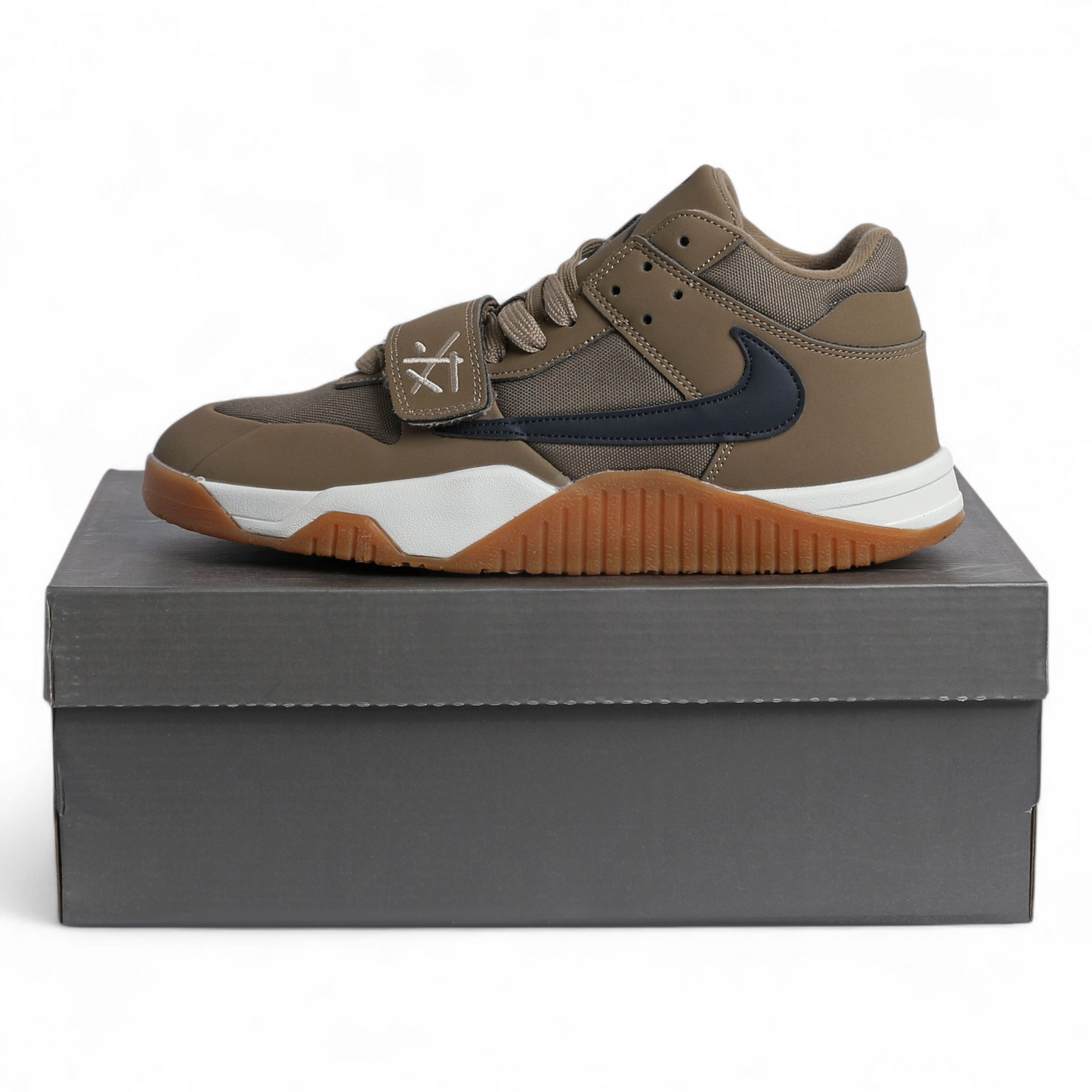 Travis Scott x Jordan Jumpman Jack TR 'Taupe Haze' sneaker. - AIR-20- in Brown