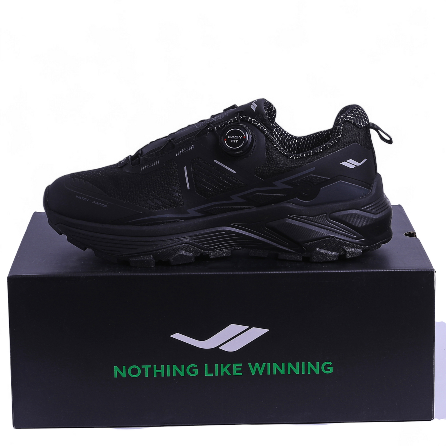 LESCON Waterproof Easy Fit Sneakers – Comfort Meets All-Weather Performance  - LES - in Black