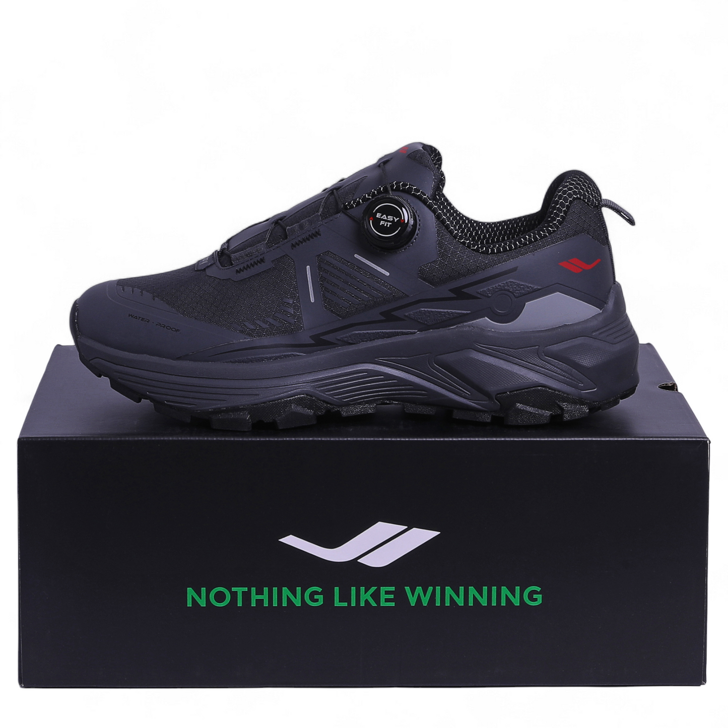 LESCON Waterproof Easy Fit Sneakers – Comfort Meets All-Weather Performance  - LES - in Grey