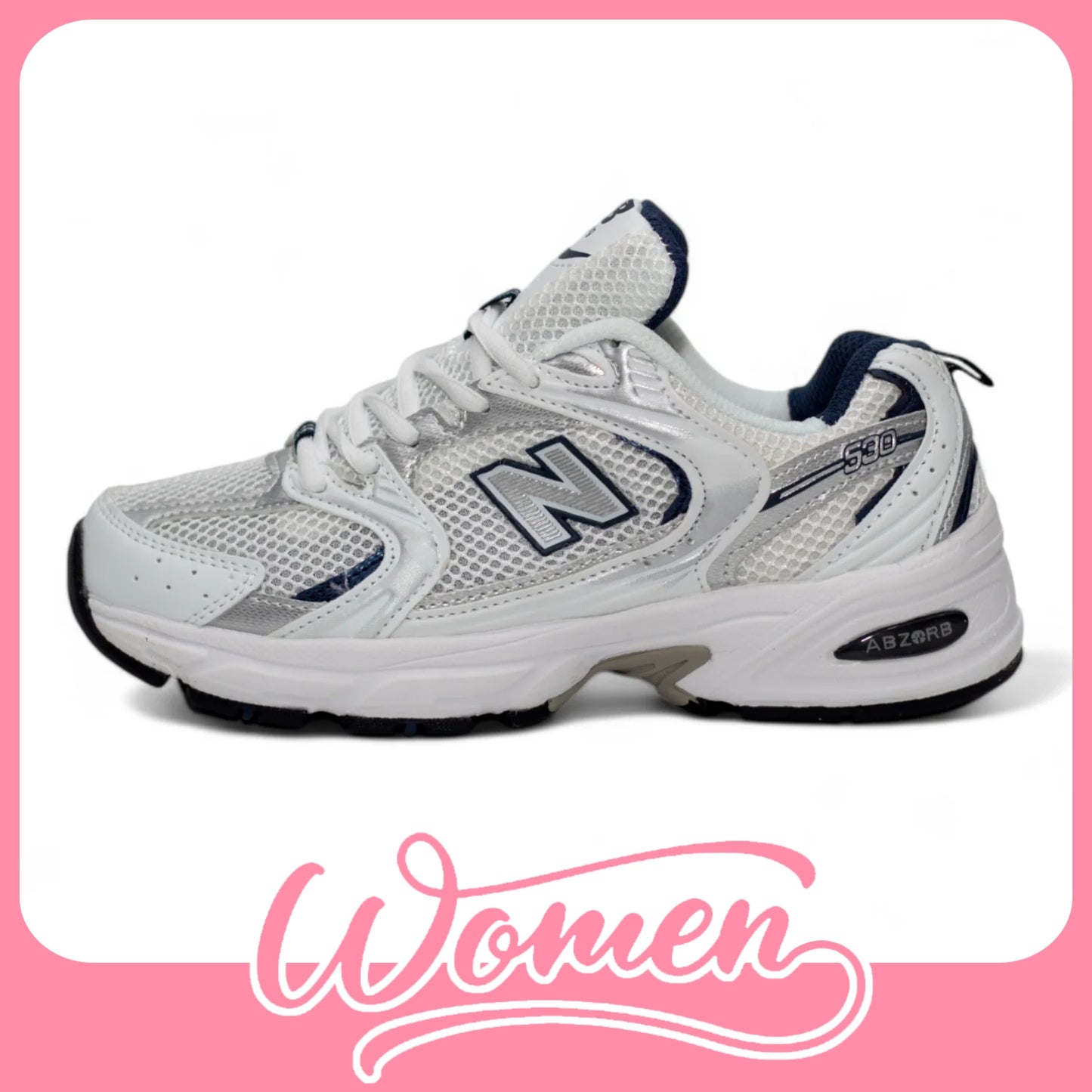 Women's New Balance 530 sneakers - in white×blue