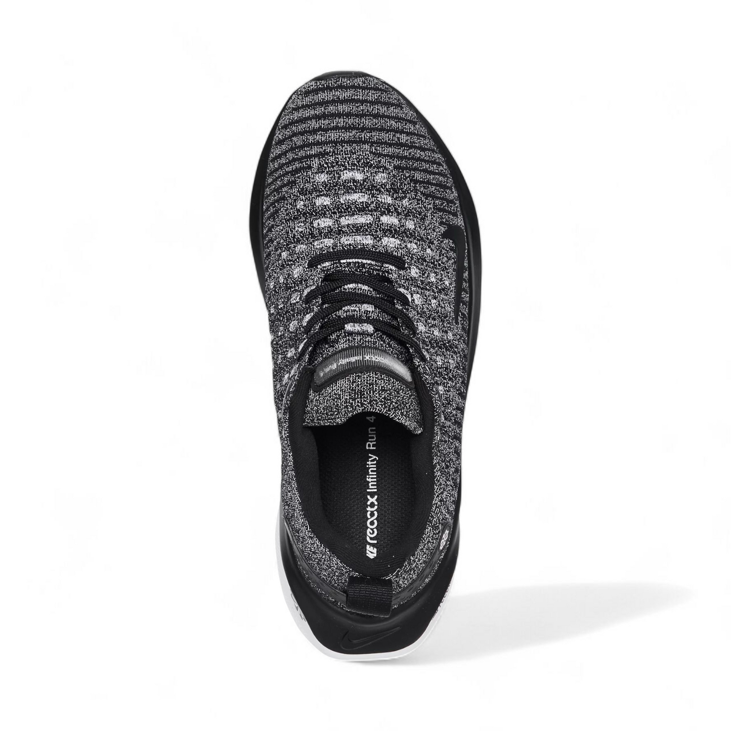 Nike ReactX Infinity Run Flyknit 4 - GOR - in Grey×black
