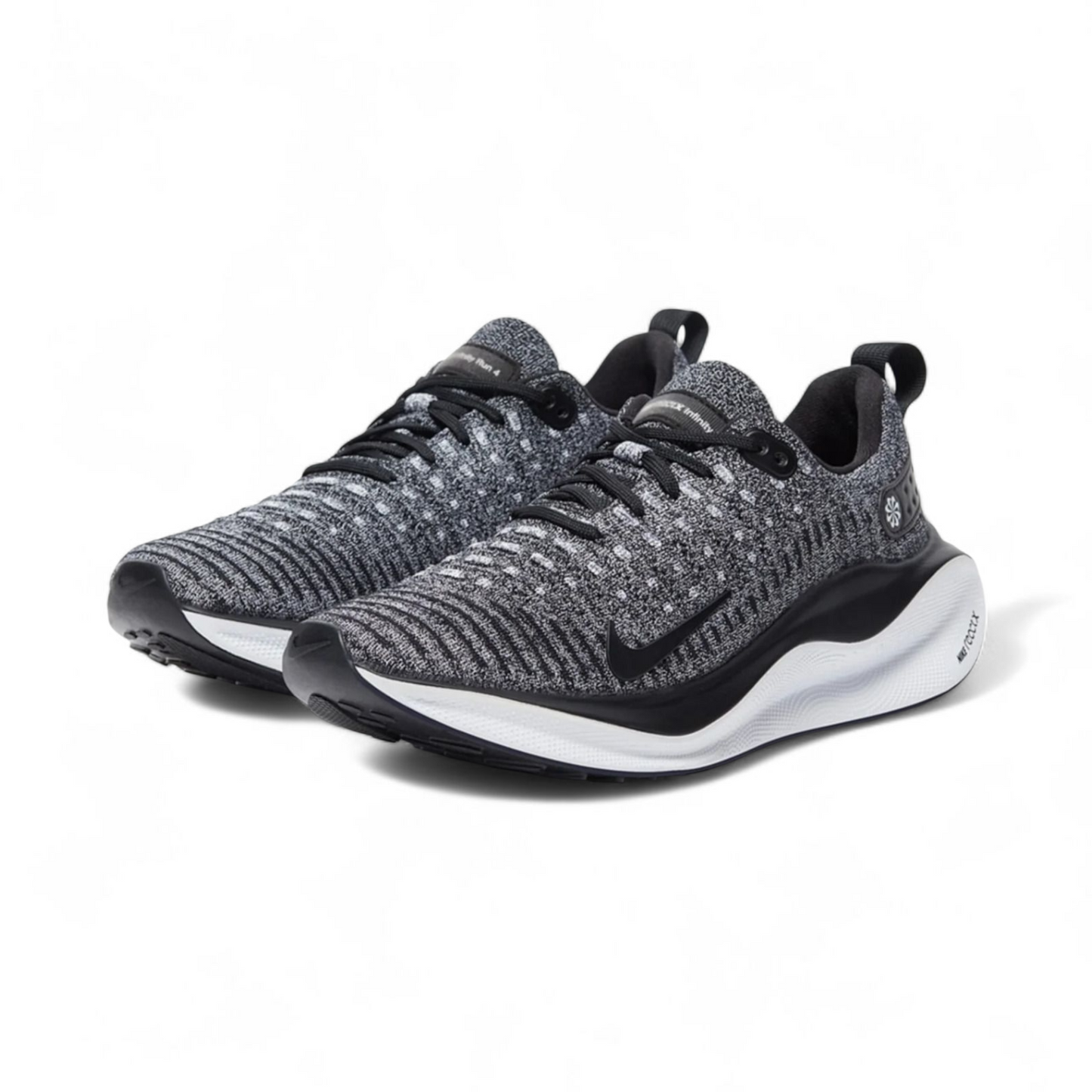 Nike ReactX Infinity Run Flyknit 4 - GOR - in Grey×black
